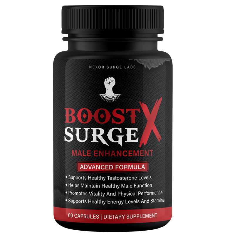 Boost Surge X premium natural supplement bottle